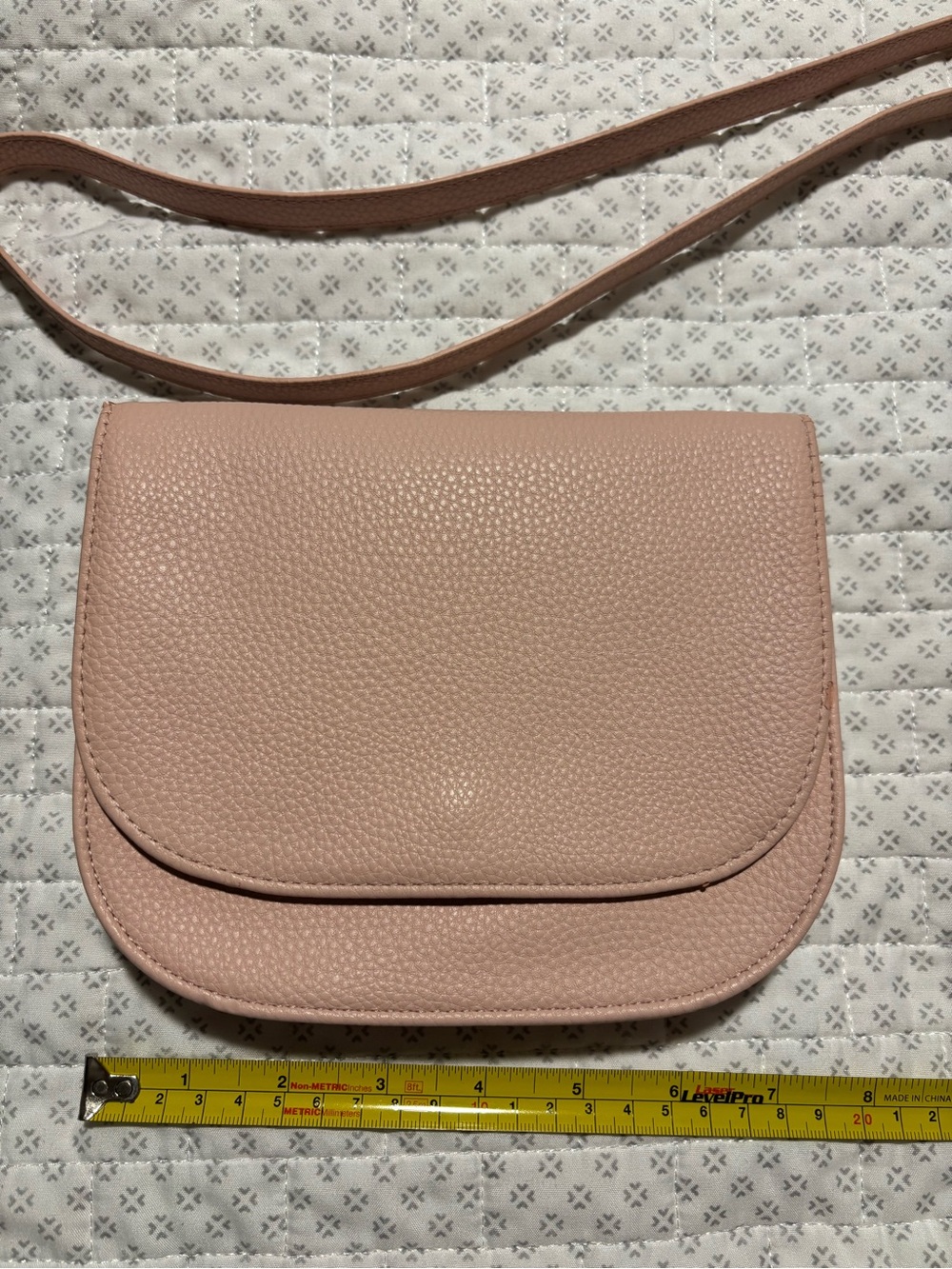 Thirty One Pink Crossbody Bag - Classic Pebbled Design